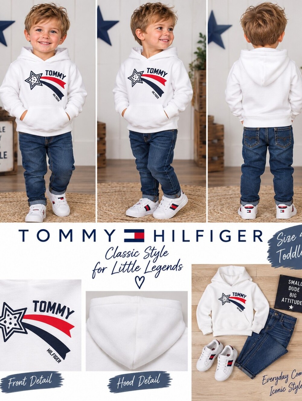 Couple Call Outs On It! Tommy Hilfiger White Hoodie